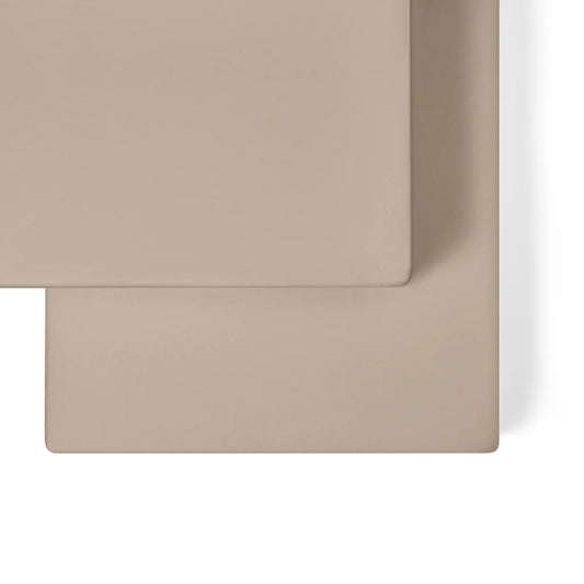The Little Green Sheep Organic Cot & Cot Bed Fitted Sheets - Truffle