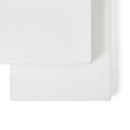 The Little Green Sheep Organic Cot & Cot Bed Fitted Sheets - White