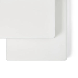 The Little Green Sheep Organic Cot & Cot Bed Fitted Sheets - White