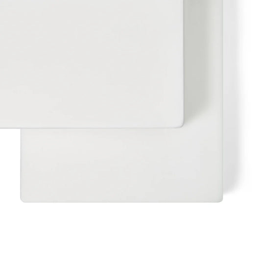 The Little Green Sheep Organic Cot & Cot Bed Fitted Sheets - White
