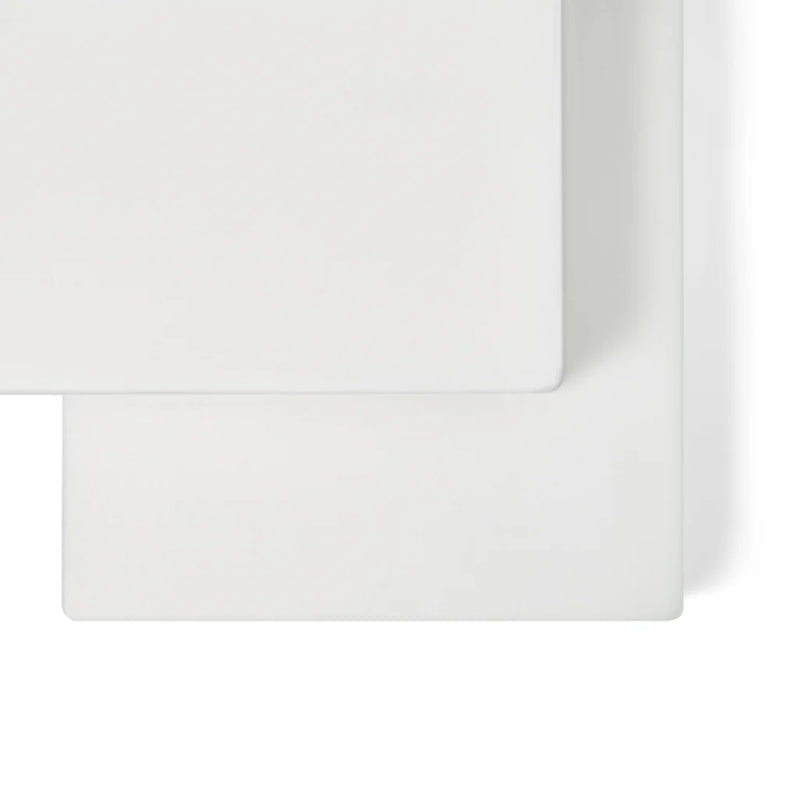 The Little Green Sheep Organic Cot & Cot Bed Fitted Sheets - White