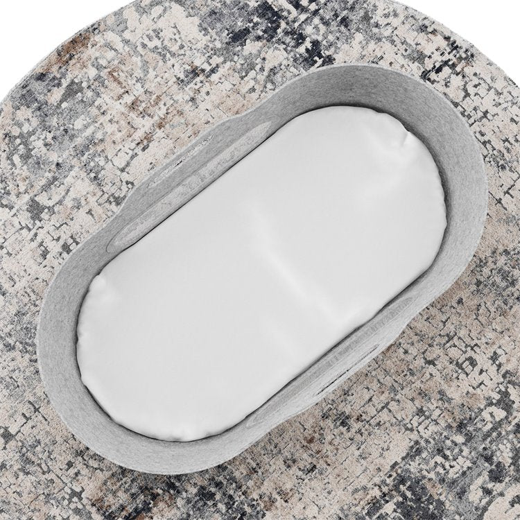 SnuzBaskit Light Grey Moses Basket