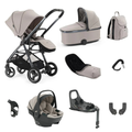 Oyster Gravity+ 9 Piece Luxury Bundle Inc Capsule 360 Car Seat & Rotating Base - Stone