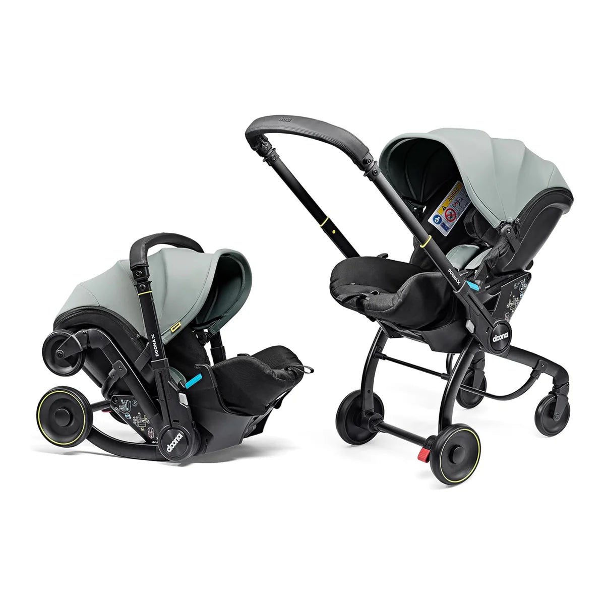 Doona X Car Seat & Stroller - Dusty Sage + FREE Essentials Bag Worth £54.99!