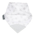 Cheeky Chompers Neckerchew Teething Dribble Bib - Silver Stars
