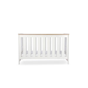 CuddleCo Burford Cot Bed - White & Oak