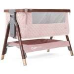 Tutti Bambini CoZee Luxe Bedside Crib - Walnut/Blush