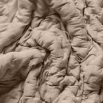 The Little Green Sheep Organic Dimple Quilt - Truffle