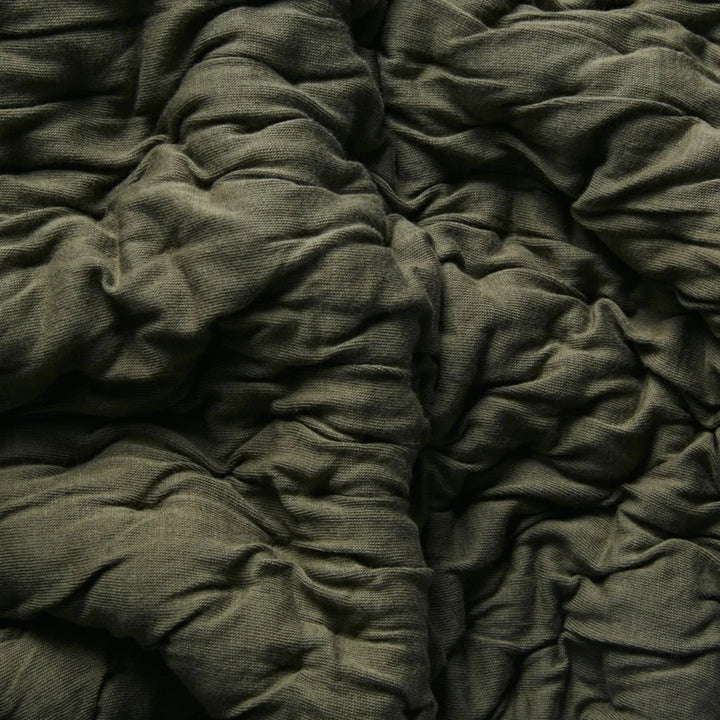 The Little Green Sheep Organic Dimple Quilt - Juniper