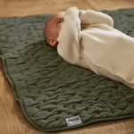 The Little Green Sheep Organic Dimple Quilt - Juniper