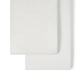 The Little Green Sheep Organic Crib Fitted Sheets - White Truffle Rice