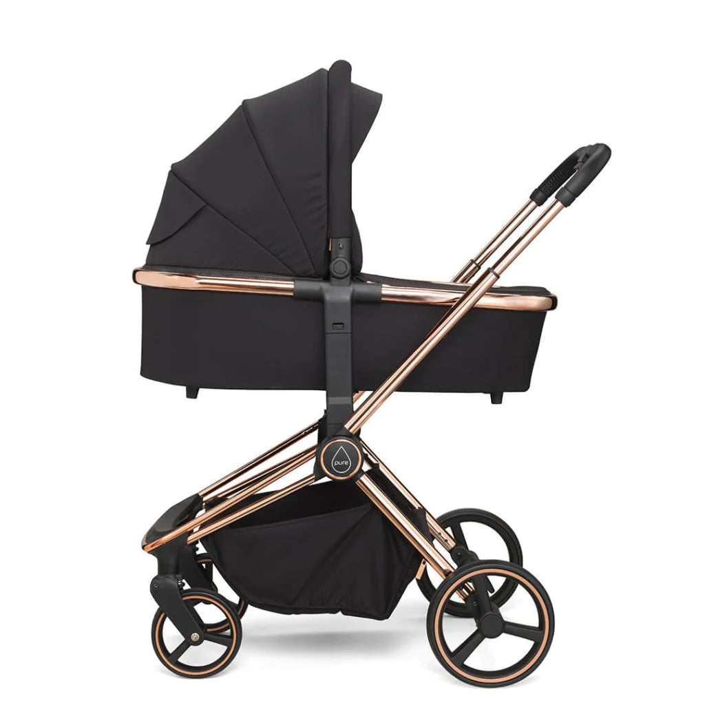 Mee-go Pure 2 in 1 Pram & Pushchair - Dusty Rose