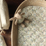 Avery Row Changing Basket Cotton Liner - Riverbank