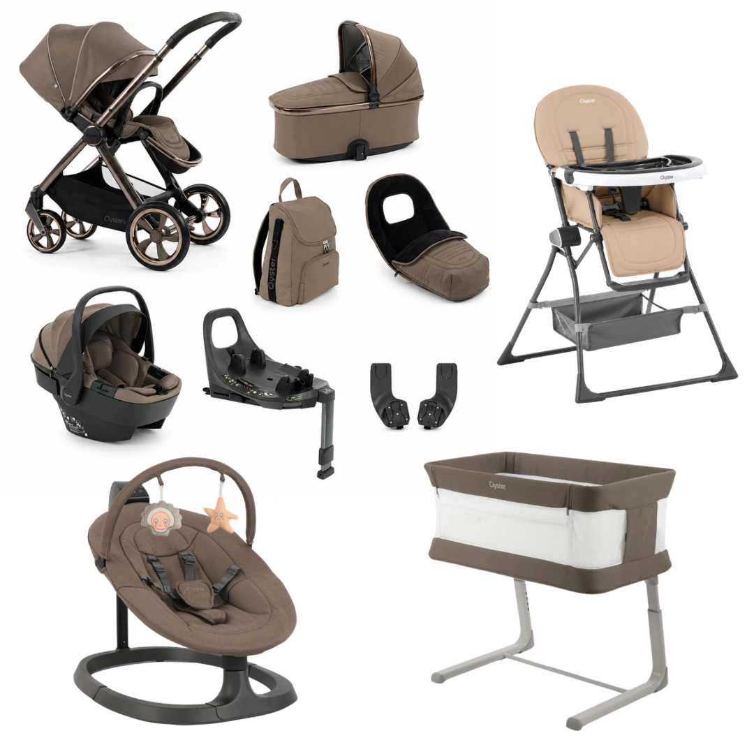 Oyster4 Ultimate Travel System & Home Baby Bundle - Mink
