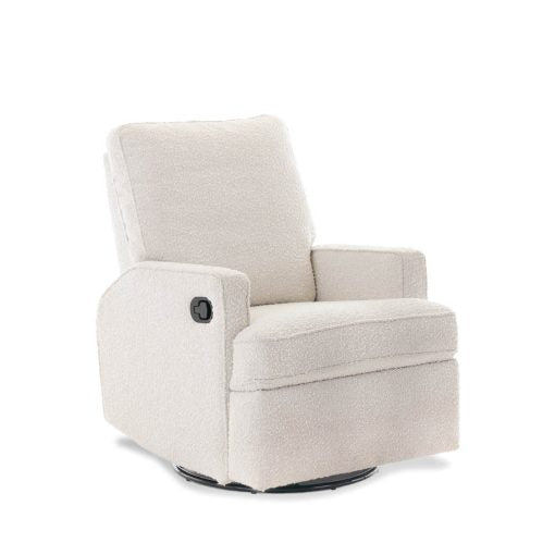 Obaby Madison Swivel Glider Recliner Chair Boucle Style