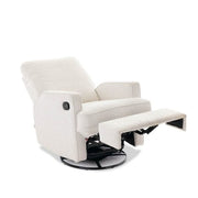 Obaby Madison Swivel Glider Recliner Chair Boucle Style
