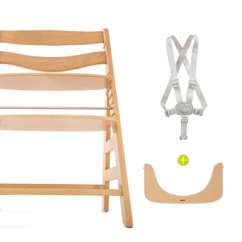 Hauck Alpha+ Wooden Highchair Natural