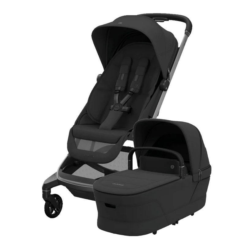 Maxi-Cosi Fame Cabin Stroller + Carrycot - Onyx Black
