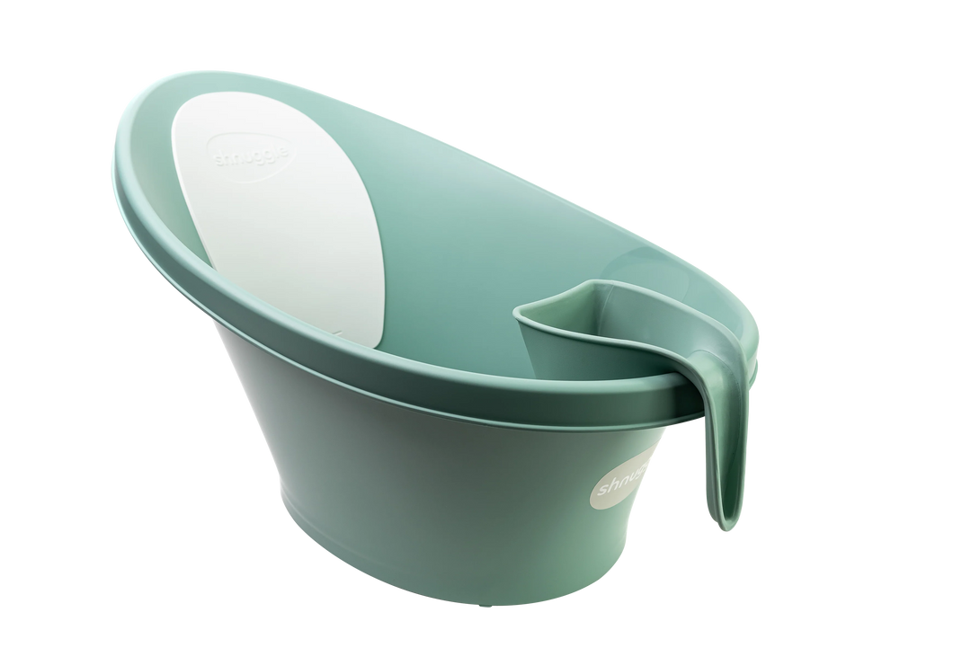 Shnuggle Newborn Support and Baby Bath Bundle - Eucalyptus