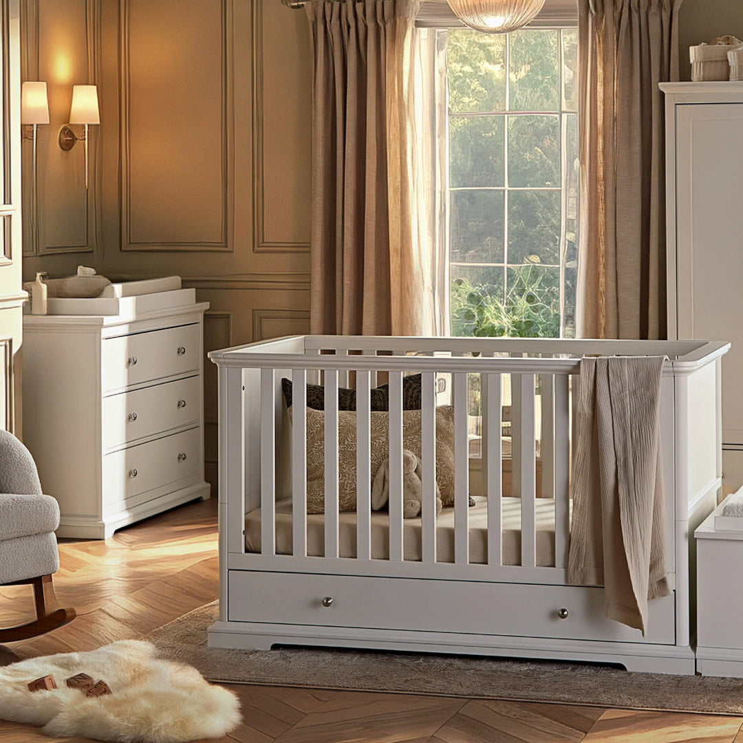 CuddleCo Beaumont 2 Piece Nursery Furniture Set - White