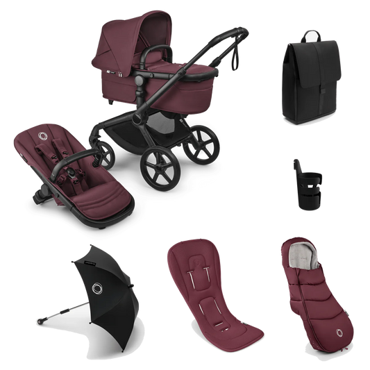 Bugaboo Fox 5 Renew Complete Bundle - Dark Cherry
