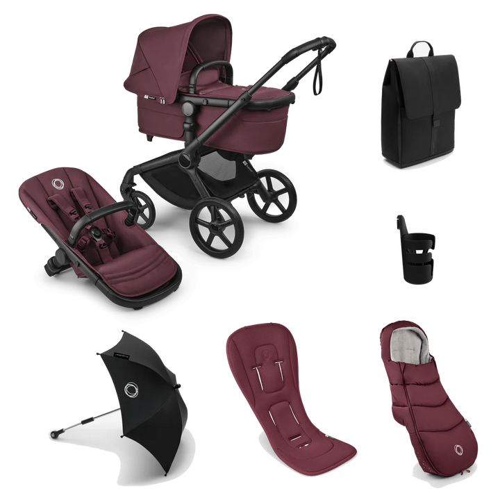 Bugaboo Fox 5 Renew Complete Bundle - Dark Cherry