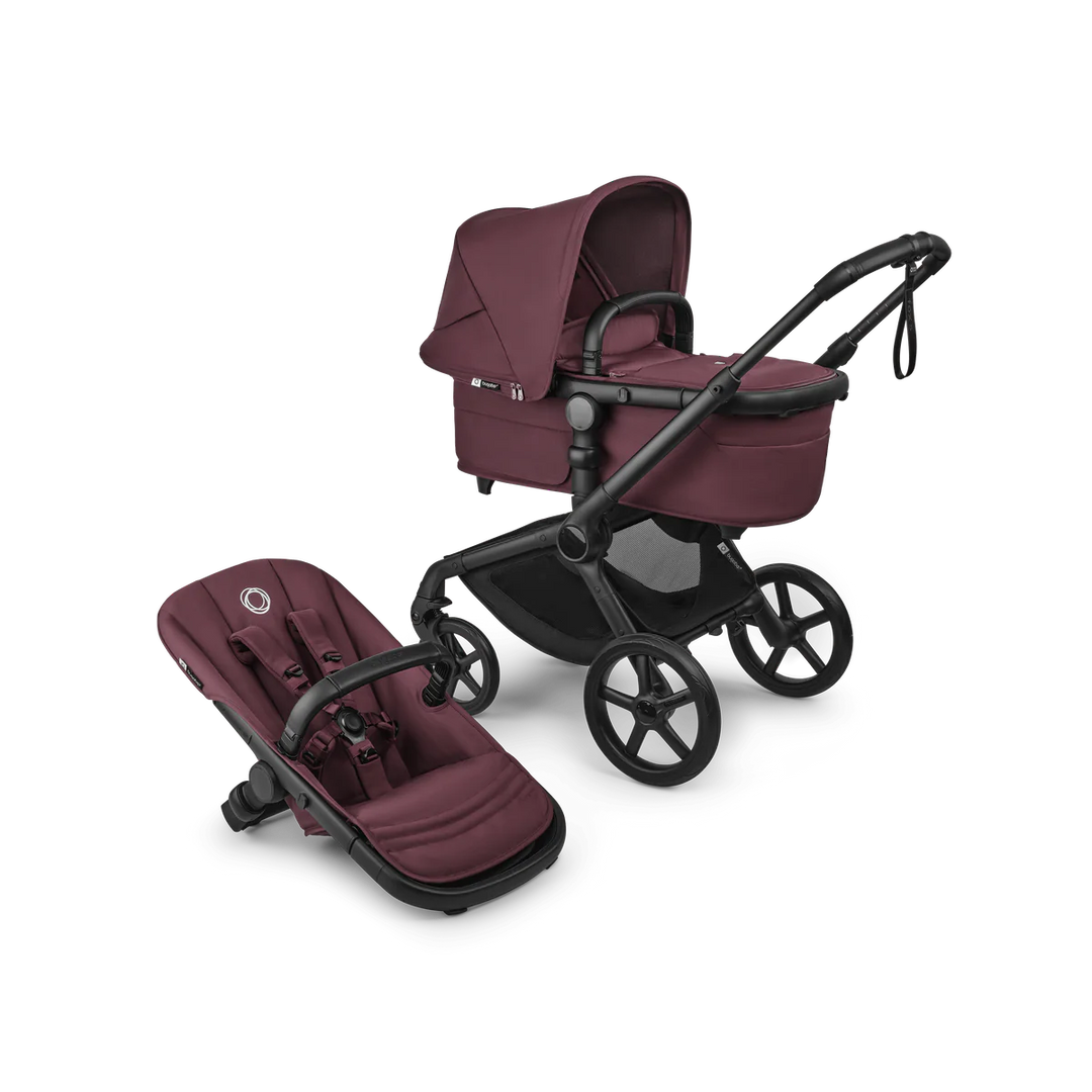 Bugaboo Fox 5 Renew Ultimate Newborn Otter Travel System  - Dark Cherry
