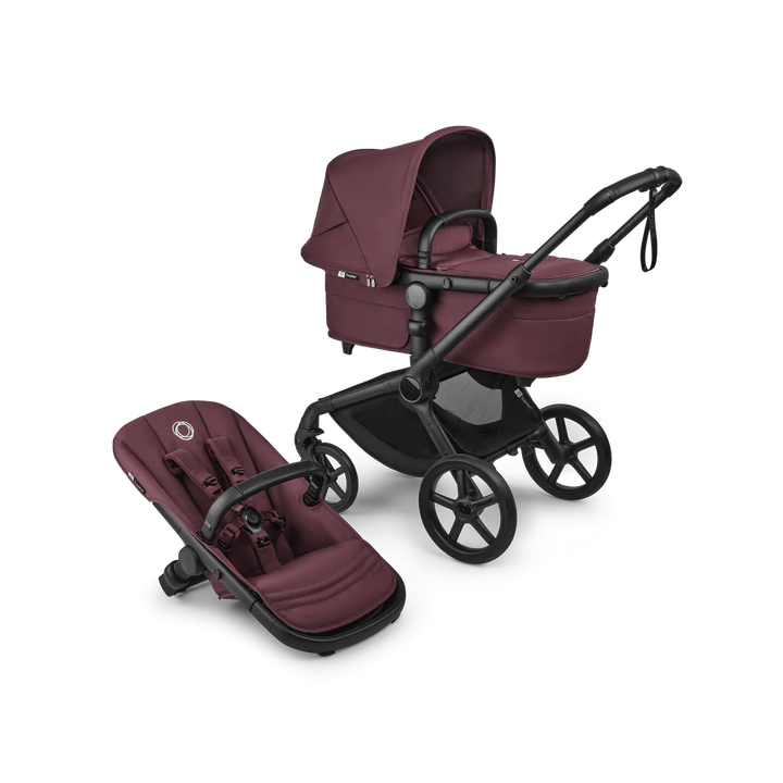 Bugaboo Fox 5 Renew Ultimate Newborn Otter Travel System  - Dark Cherry
