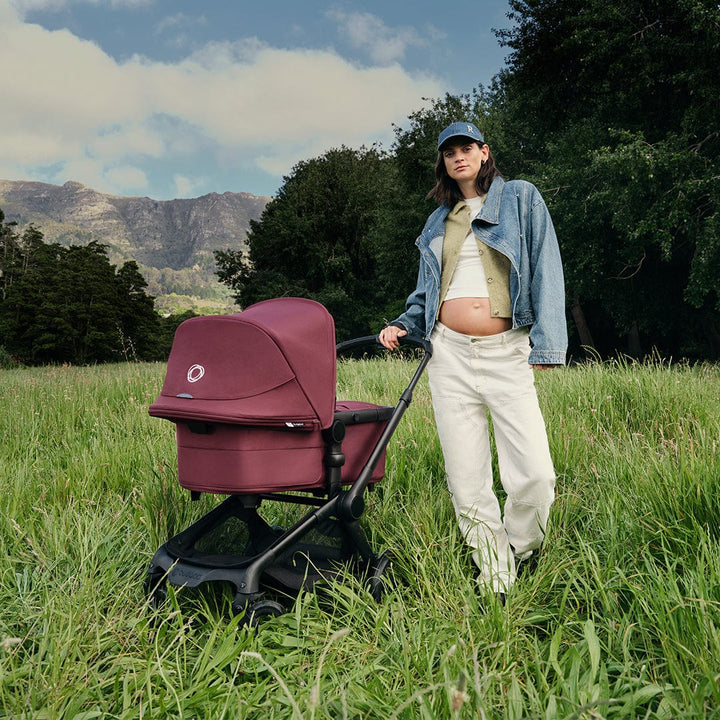 Bugaboo Fox 5 Renew Ultimate Newborn Otter Travel System  - Dark Cherry