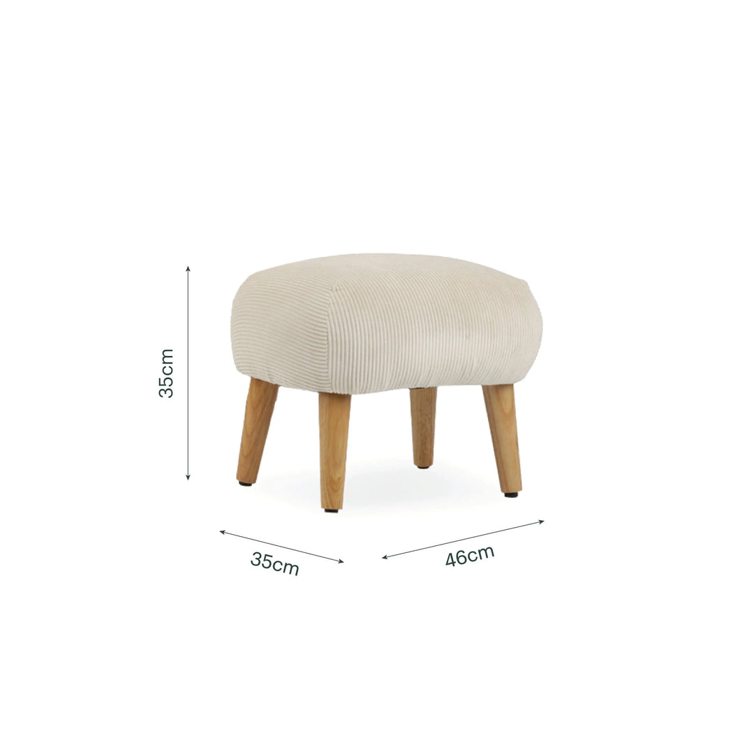 CuddleCo Etta Foot Stool - Sand