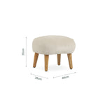 CuddleCo Etta Foot Stool - Sand