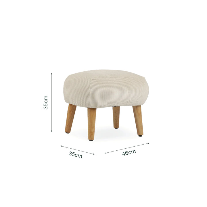 CuddleCo Etta Foot Stool - Sand