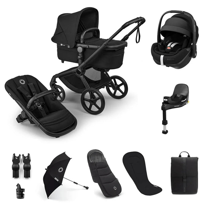 Bugaboo Fox 5 Renew Ultimate Pebble 360 Pro2 Bundle - Heritage Black