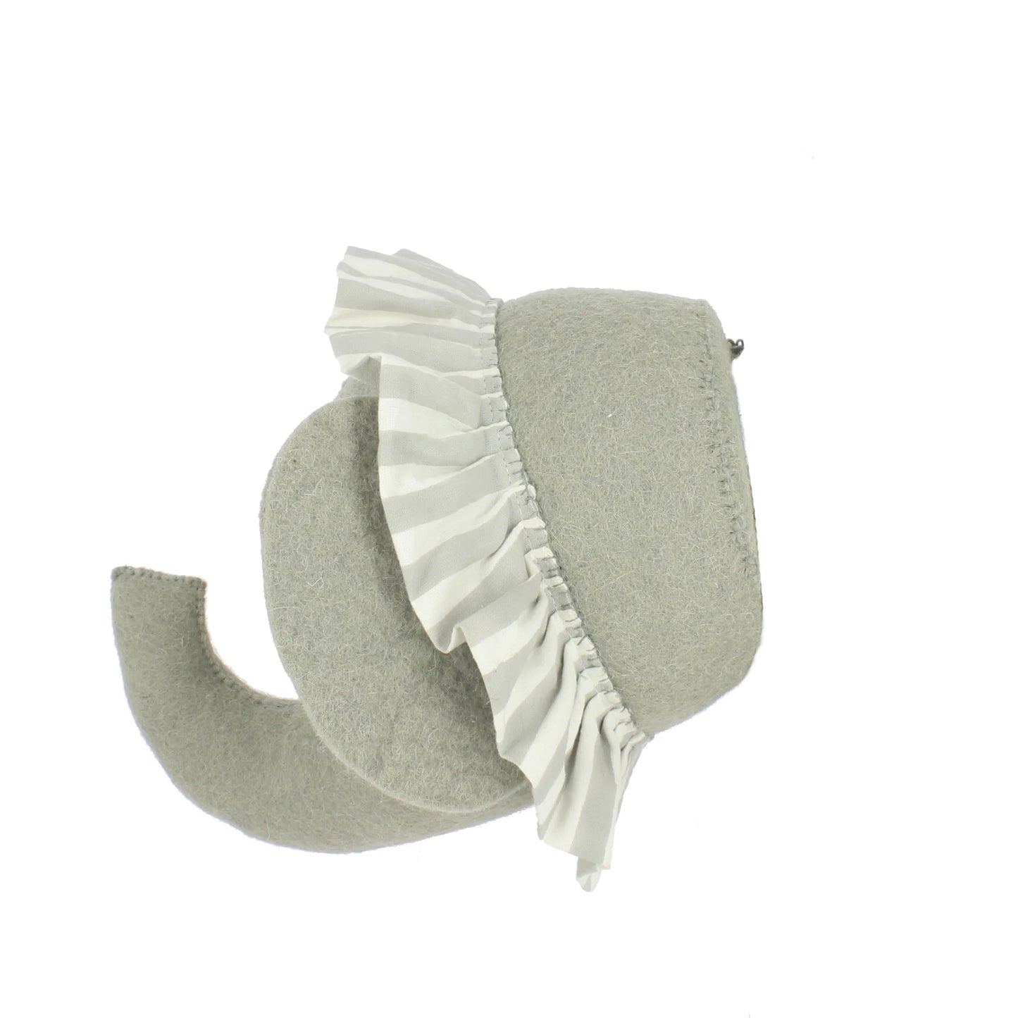 Fiona Walker Elephant with Vintage Ruff Head Mini - Grey