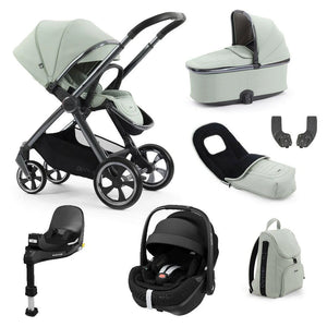 Oyster4 Travel System Bundle Inc Maxi-Cosi Pebble 360 Pro2 Car Seat - Pistachio