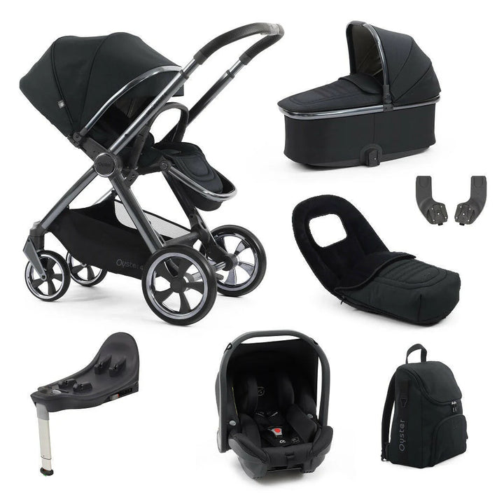 Oyster4 Travel System Bundle Inc Capsule Car Seat - Carbonite