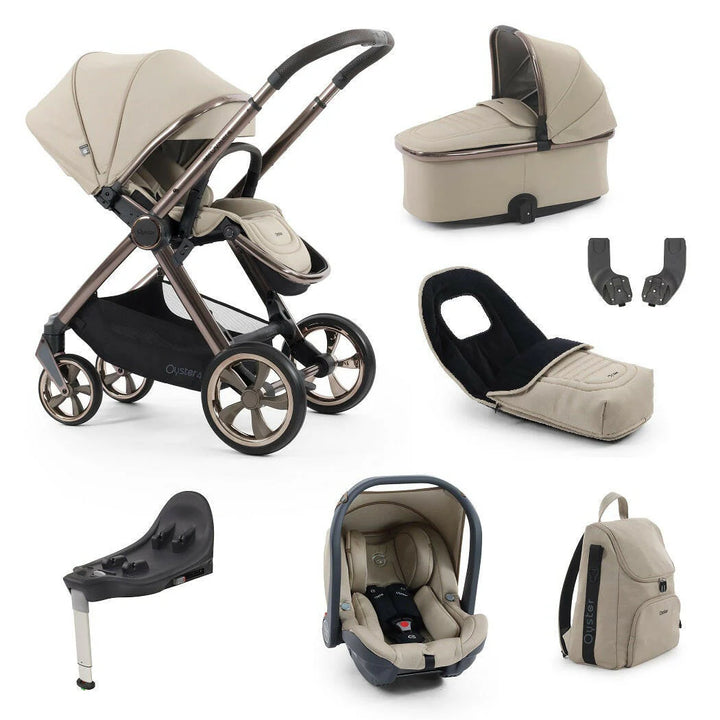 Oyster4 Travel System Bundle Inc Capsule Car Seat - Buttermilk