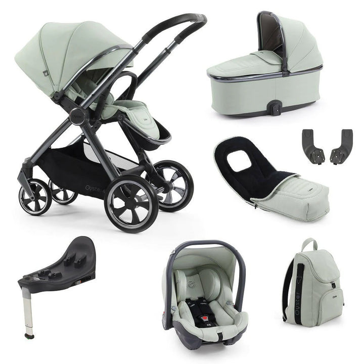Oyster4 Travel System Bundle Inc Capsule Car Seat - Pistachio