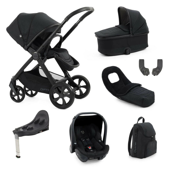 Oyster4 Travel System Bundle Inc Capsule Car Seat - Raven