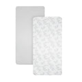 Shnuggle Air Lite Crib Fitted Sheets - Leaf - 2 Pack