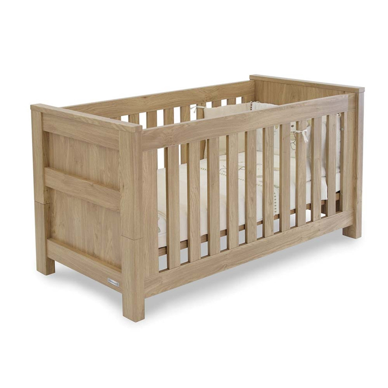 BabyStyle Bordeaux Cot Bed - Oak