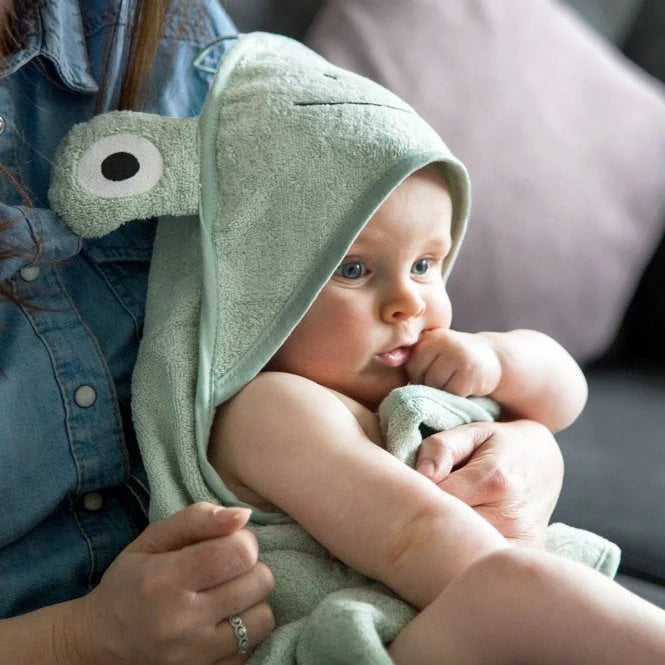 Studio Hop Baby Frog Hooded Cotton Towel