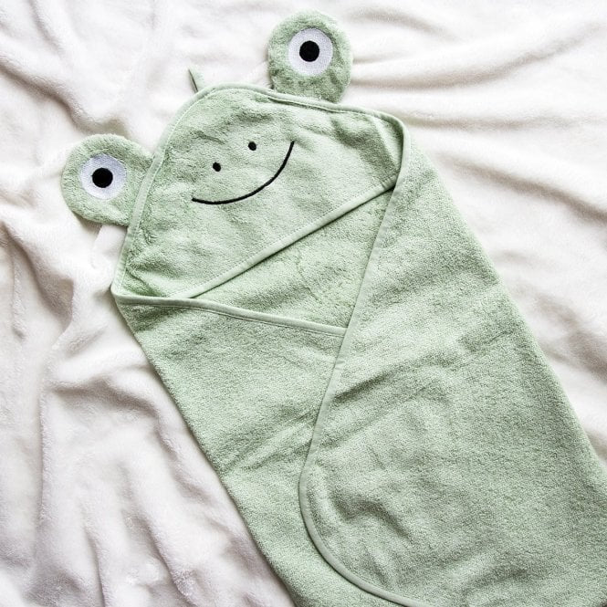 Studio Hop Baby Frog Hooded Cotton Towel