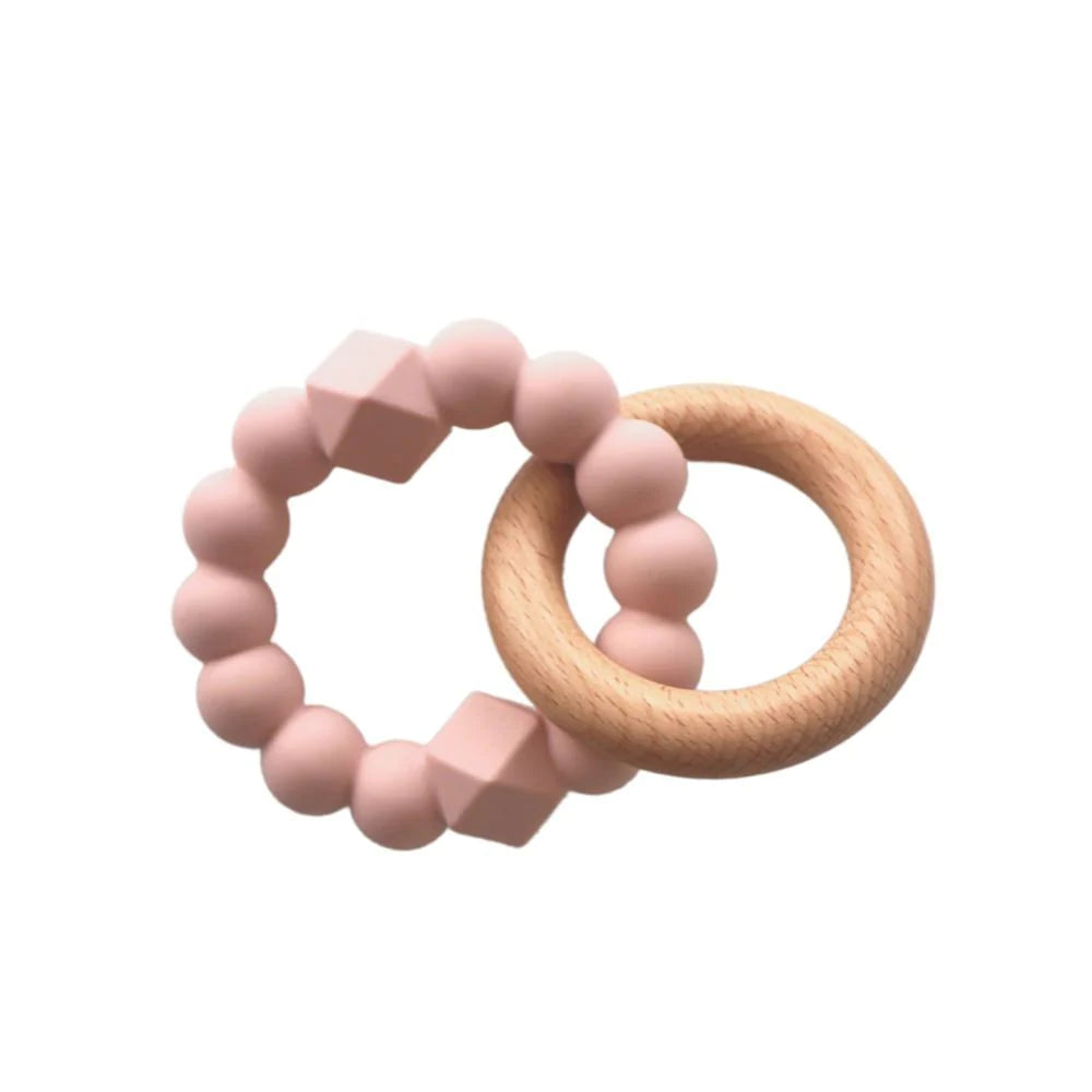 Jellystone Designs Moon Teether - Blush