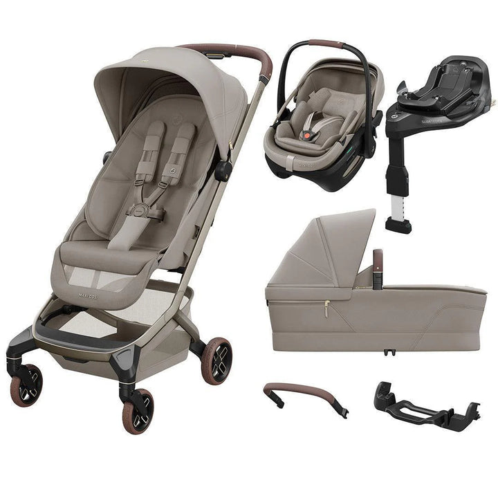 Maxi-Cosi Zero G Travel System with Fame Cabin & Coral Slide Pro - Sapphire Sand