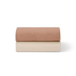 Snuzpod Crib 2 Pack Fitted Sheets - Blush/Dot