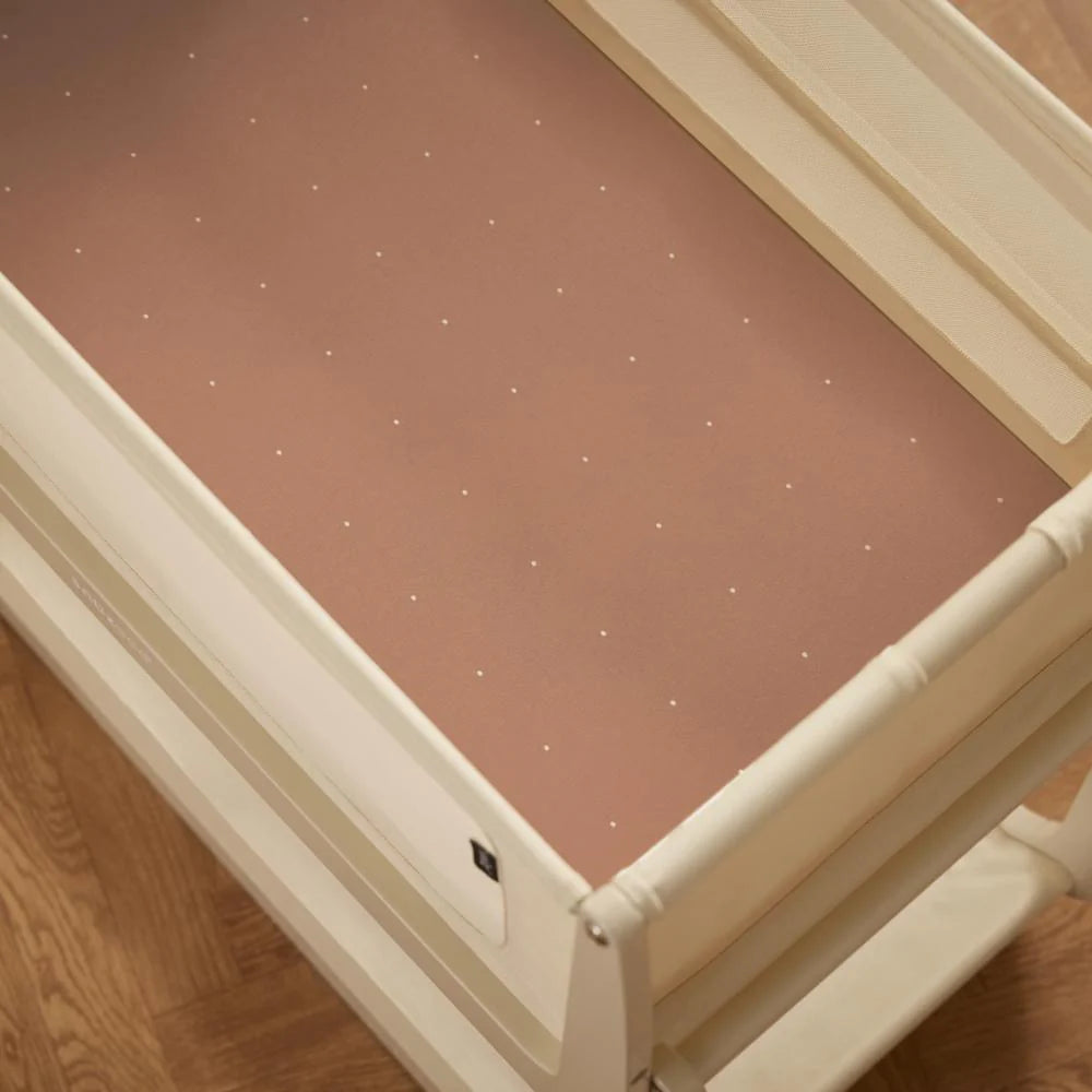 Snuzpod Crib 2 Pack Fitted Sheets - Blush/Dot