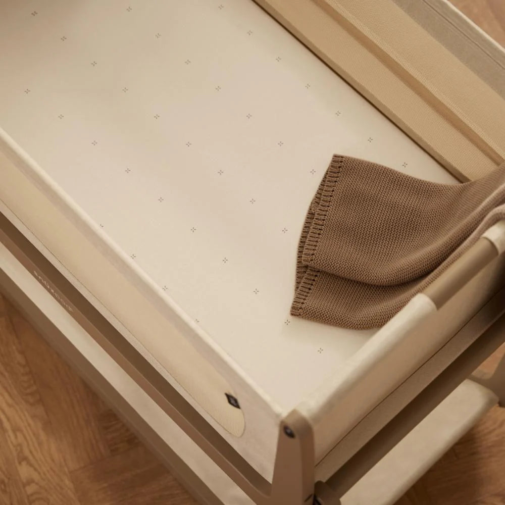 Snuzpod Crib 2 Pack Fitted Sheets - Cashmere/Cross