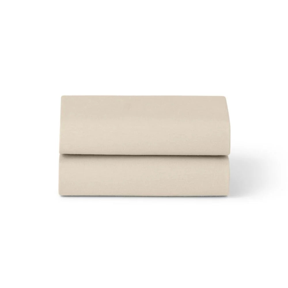 Snuzpod Crib 2 Pack Fitted Sheets - Sand