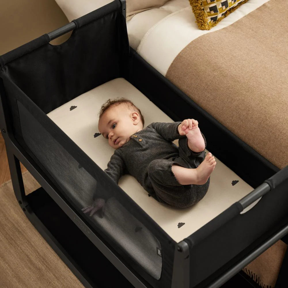 Snuzpod Crib 2 Pack Fitted Sheets - Sand/Cloud
